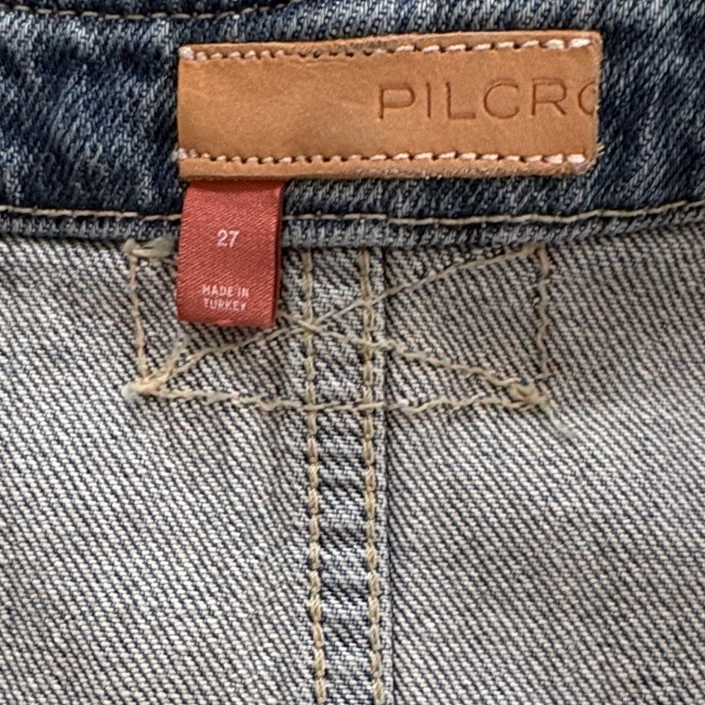Anthropologie Pilcro Denim Overalls Shorts - Picture 5 of 6